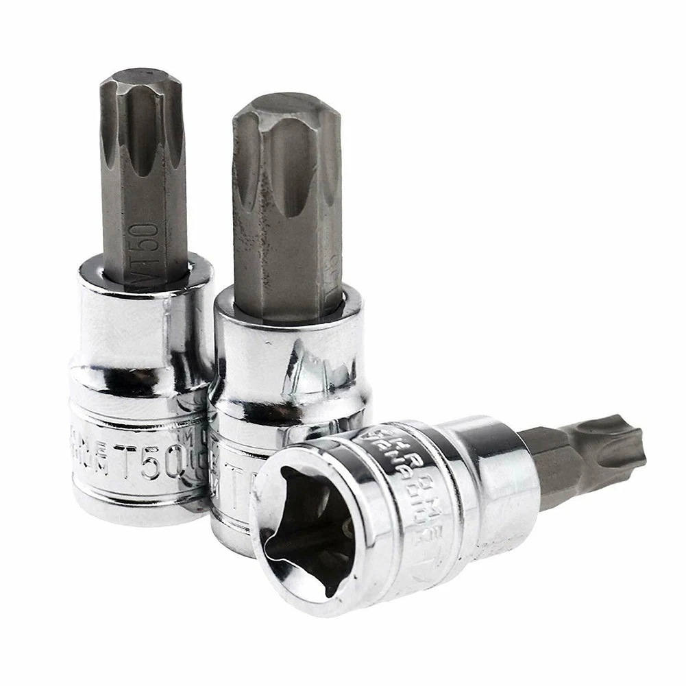 Bicycles Repair Socket Torx Bit 10PCS 3/8inch Socket Bits End Locks Onto Drive Hand Tool Notched Drive T10-T55
Bicycles Repair Socket Torx Bit 10PCS 3/8inch Socket Bits End Locks Onto Drive Hand Tool Notched Drive T10-T55