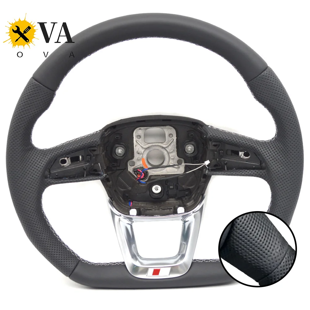 Полуперфорированный кожаный руль с подогревом для Audi Q5 FY Q7 Q8
Полуперфорированный кожаный руль с подогревом для Audi Q5 FY Q7 Q8