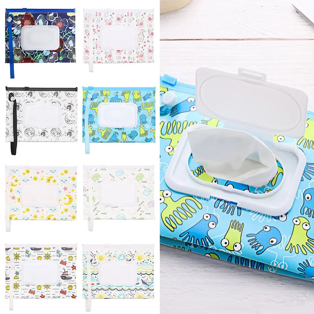 Wet Wipes Bag Wipes with Easy-Carry Snap-Strap Portable Flip Cover Cosmetic Pouch Tissue Box Baby Accessories
Wet Wipes Bag Wipes with Easy-Carry Snap-Strap Portable Flip Cover Cosmetic Pouch Tissue Box Baby Accessories