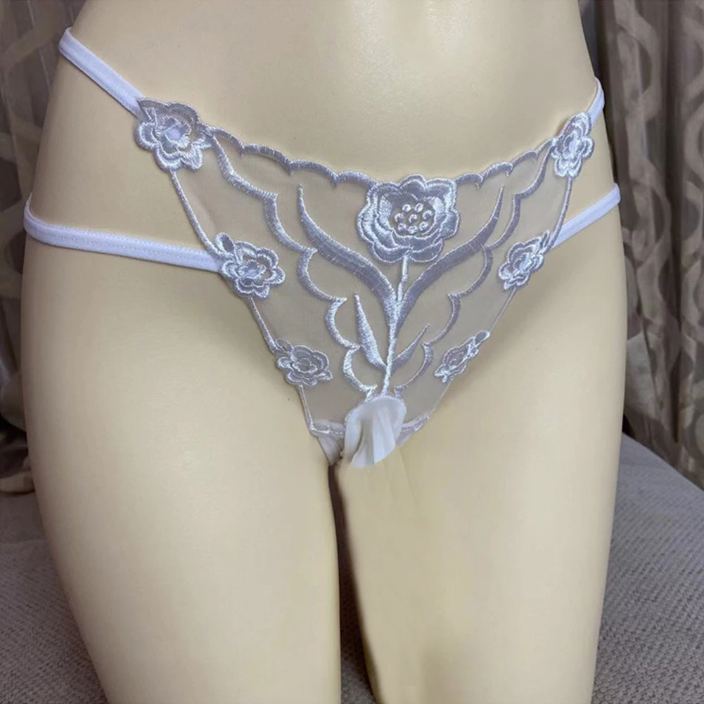 Embroidery T-Back Thongs G-String Sissy Peni Pouch Lace Lingerie Transparent Low Waist Mens Underwear Briefs Gay Underpants
Embroidery T-Back Thongs G-String Sissy Peni Pouch Lace Lingerie Transparent Low Waist Mens Underwear Briefs Gay Underpants