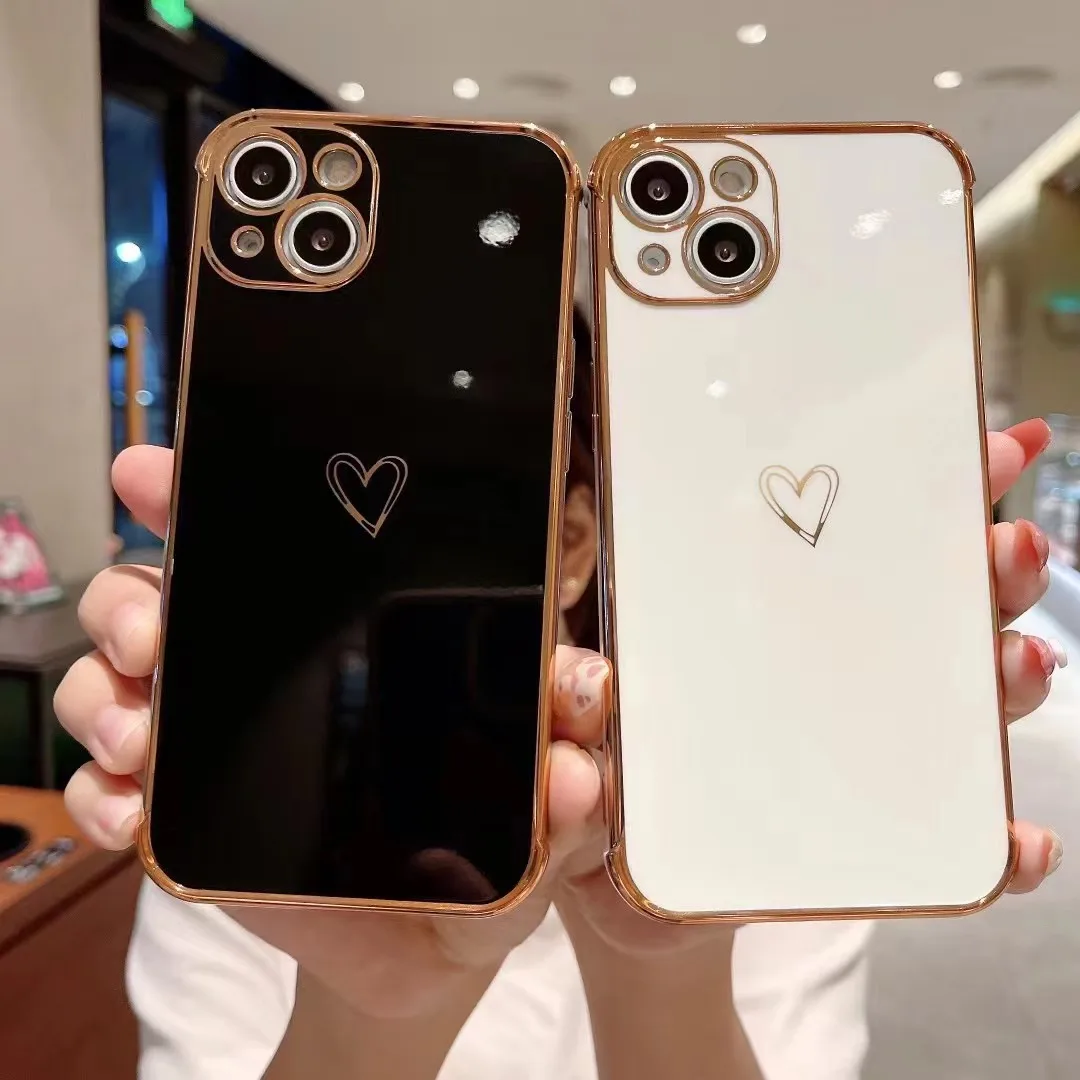 Cute Plating Hollow Love Heart Case for iPhone 13 12 11 ProMax XS XR SE2020 7 8 Plus Etui Soft TPU Shockproof Prctect Back Cover
Cute Plating Hollow Love Heart Case for iPhone 13 12 11 ProMax XS XR SE2020 7 8 Plus Etui Soft TPU Shockproof Prctect Back Cover