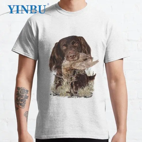 German Longhaired Pointer t shirt for men fashion clothing new 2023 streetwear graphic tees
German Longhaired Pointer t shirt for men fashion clothing new 2023 streetwear graphic tees