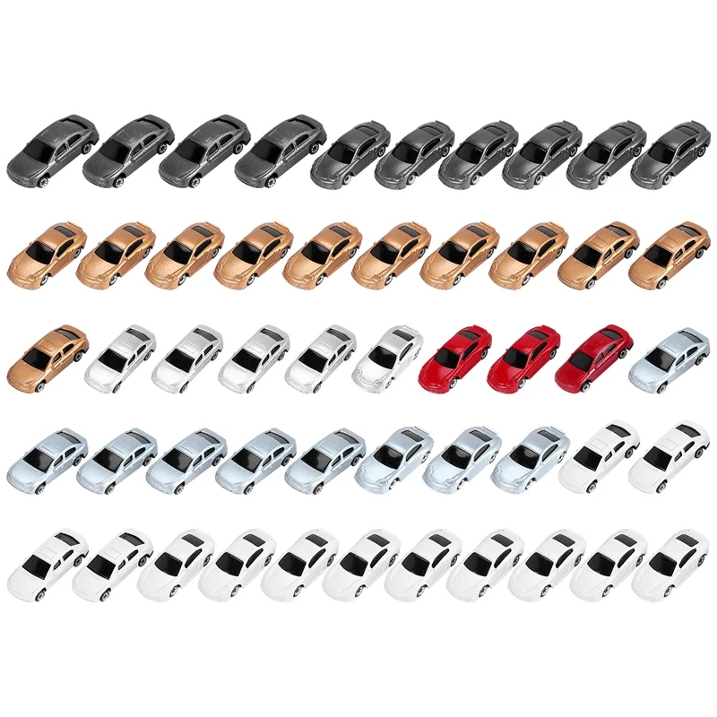 50Pcs 1:87 HO Scale Model Car Painted Car Models HO/TT/N Scale Railway Modeling Making Mat
50Pcs 1:87 HO Scale Model Car Painted Car Models HO/TT/N Scale Railway Modeling Making Mat