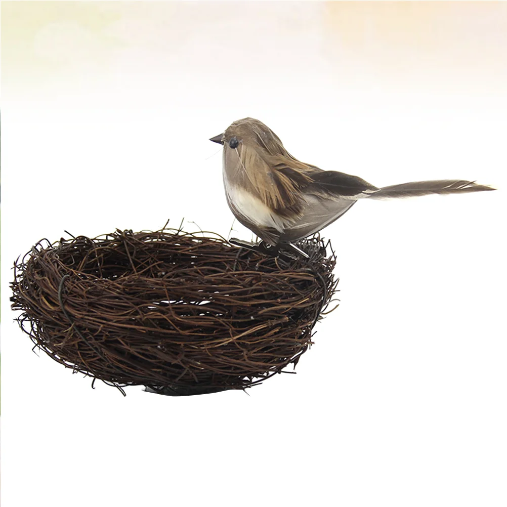 Artificial Bird Bird Egg Birds with Eggs for Bird Craft for Home Ornaments Room Decoration 5pcs ( Grey )
Artificial Bird Bird Egg Birds with Eggs for Bird Craft for Home Ornaments Room Decoration 5pcs ( Grey )