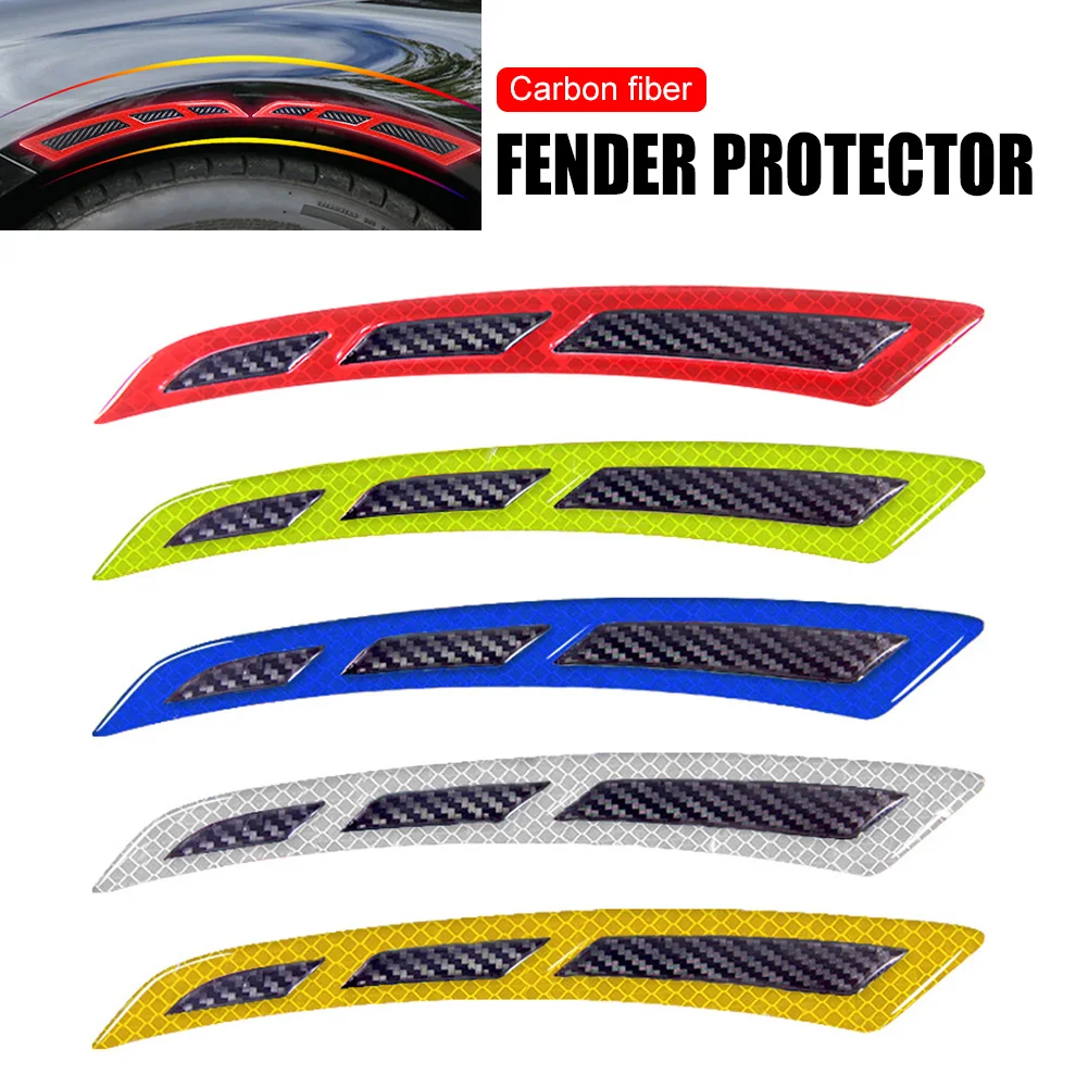 2 PCS Car Fender Protector Universal Reflective Car Wheel Eyebrow Fender Sticker Strips Anti-Collision Carbon Fiber Fender Flare
2 PCS Car Fender Protector Universal Reflective Car Wheel Eyebrow Fender Sticker Strips Anti-Collision Carbon Fiber Fender Flare