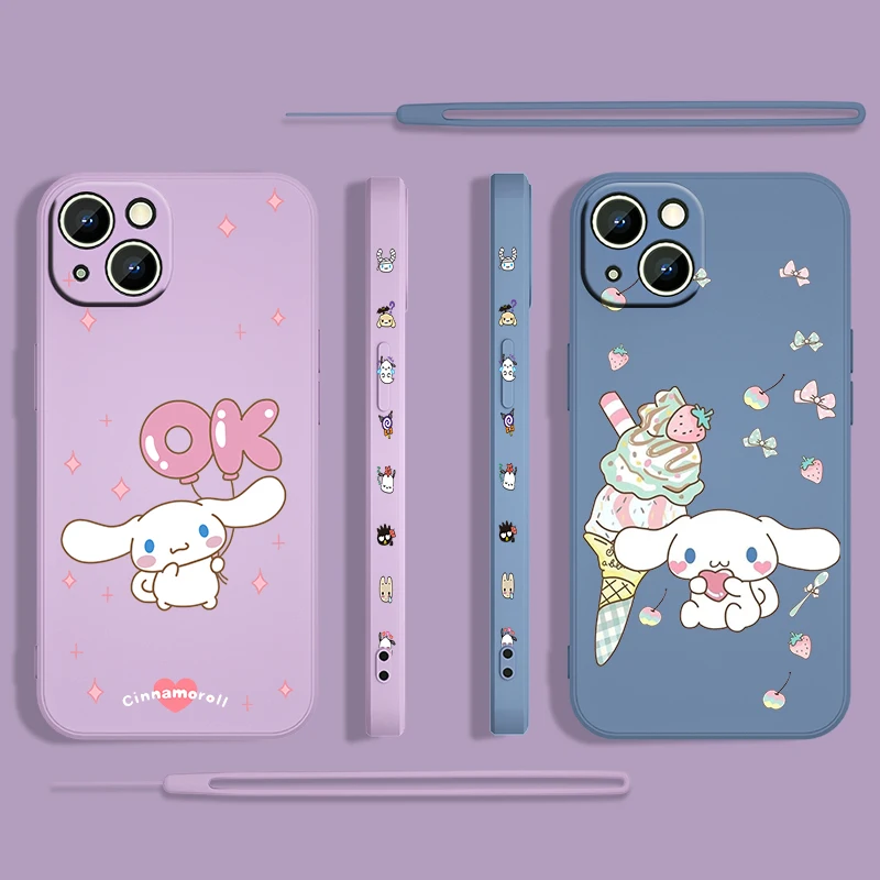 Sanrio Girl Cinnamoroll For Apple iPhone 13 12 Mini 11 Pro XS MAX XR X 8 7 6S SE Plus Liquid Left Rope Phone Case Cover Coque
Sanrio Girl Cinnamoroll For Apple iPhone 13 12 Mini 11 Pro XS MAX XR X 8 7 6S SE Plus Liquid Left Rope Phone Case Cover Coque