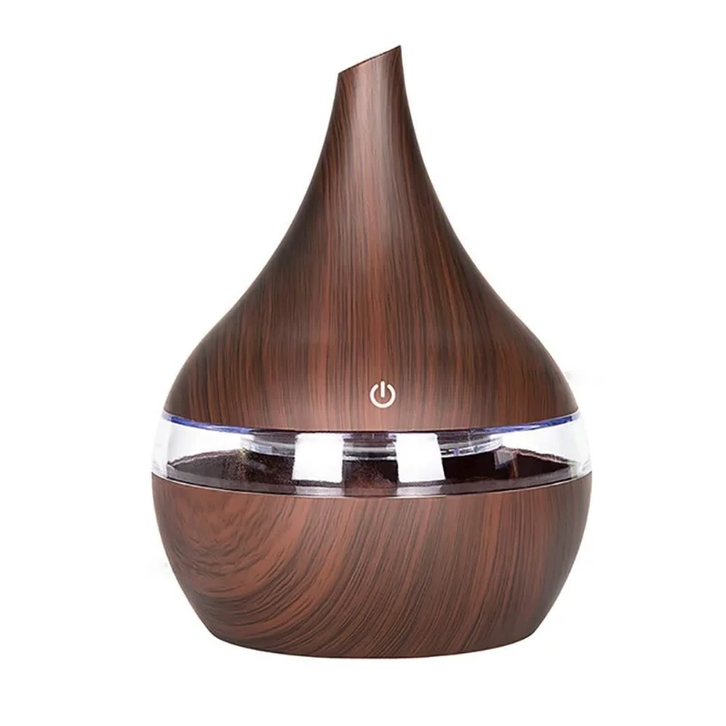 

KBAYBO 300ml USB Electric Aroma air diffuser wood Ultrasonic humidifier Essential oil Aromatherapy cool mist maker for home ce