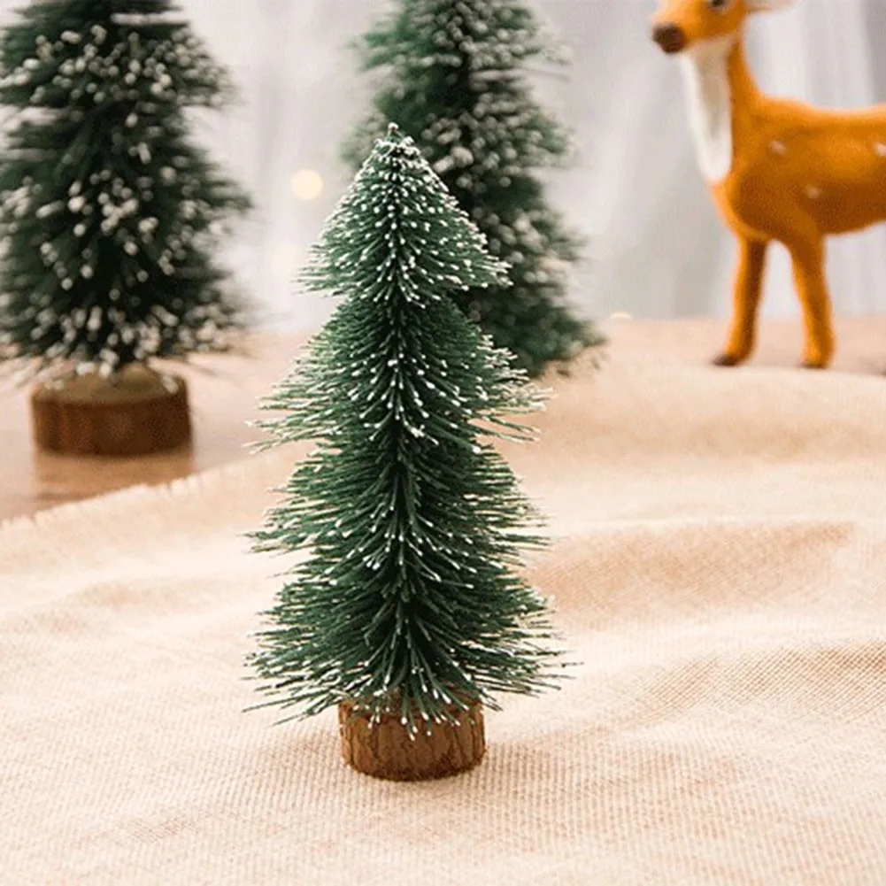 Mini Sisal Christmas Trees Micro Desk Decoration Ornament Snow Frost Small Pine Tree For Home Party Dinner Table XMAS Decor
Mini Sisal Christmas Trees Micro Desk Decoration Ornament Snow Frost Small Pine Tree For Home Party Dinner Table XMAS Decor