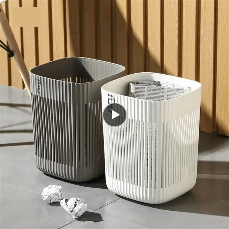 Hollowed Out Trash Bins For Kitchen Bathroom Garbage Bin Durable Anti Slip Wastepaper Basket Household Cleaning Tools Trash Can
Hollowed Out Trash Bins For Kitchen Bathroom Garbage Bin Durable Anti Slip Wastepaper Basket Household Cleaning Tools Trash Can
