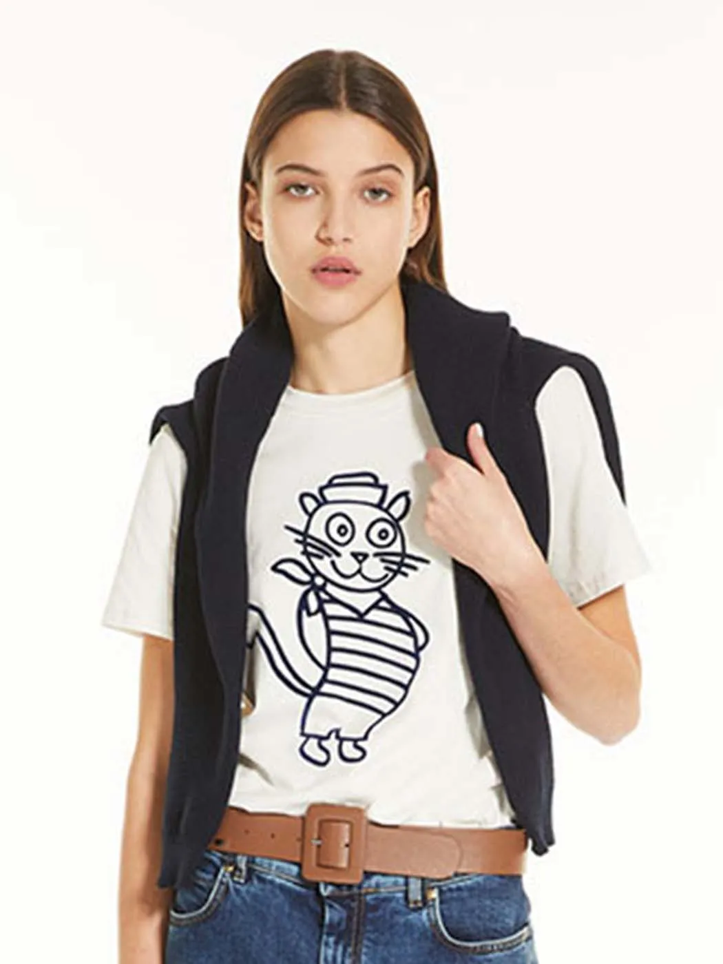 Hand Painting Cat Swallow Fashion T Shirt Women Letter Short Sleeve Cotton Office Lady Streetwear T-shirt Casual Tops Aesthetic
Hand Painting Cat Swallow Fashion T Shirt Women Letter Short Sleeve Cotton Office Lady Streetwear T-shirt Casual Tops Aesthetic