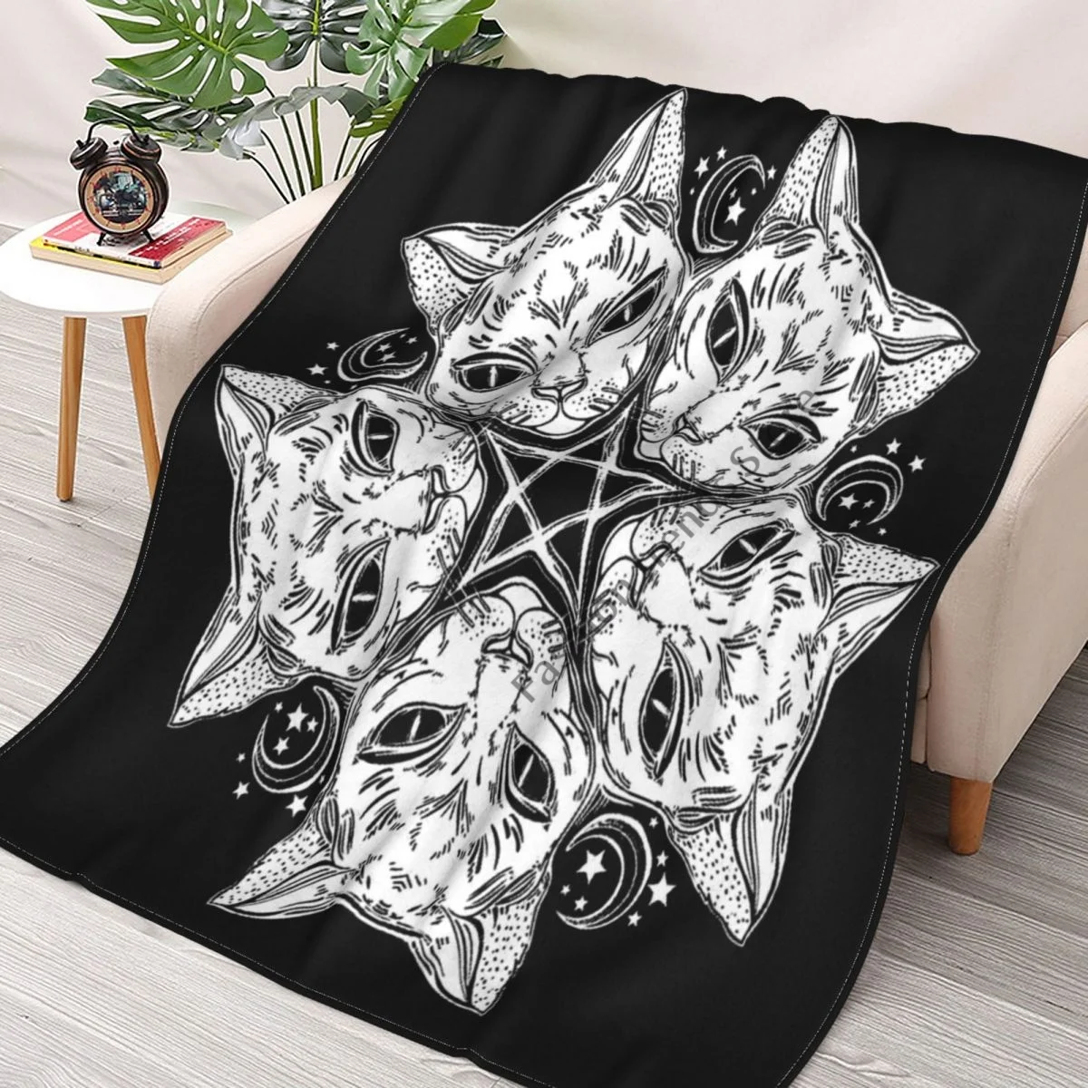 Black Cat Mandala with Moon Pentagram Throw Blanket Sherpa Blanket Bedding soft Blankets
Black Cat Mandala with Moon Pentagram Throw Blanket Sherpa Blanket Bedding soft Blankets
