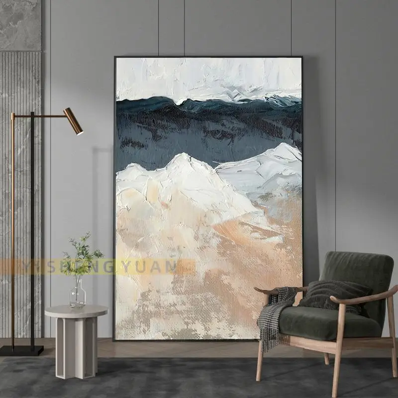 Hand Painted Oil Painting Modern Vertical Geometry Abstract Decorative Hanging Painting Living Room Wall Art Decor posters
Hand Painted Oil Painting Modern Vertical Geometry Abstract Decorative Hanging Painting Living Room Wall Art Decor posters
