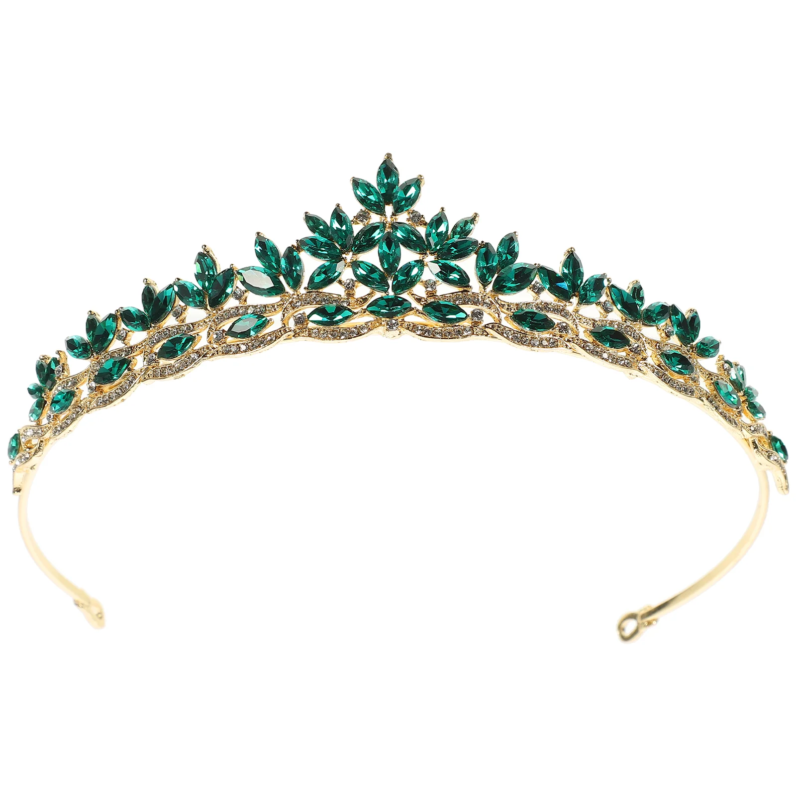 

Корона с бриллиантами и листьями, Свадебная повязка на голову, украшения для волос, нежный головной убор для невесты, аксессуары для волос, блестящие короны принцессы