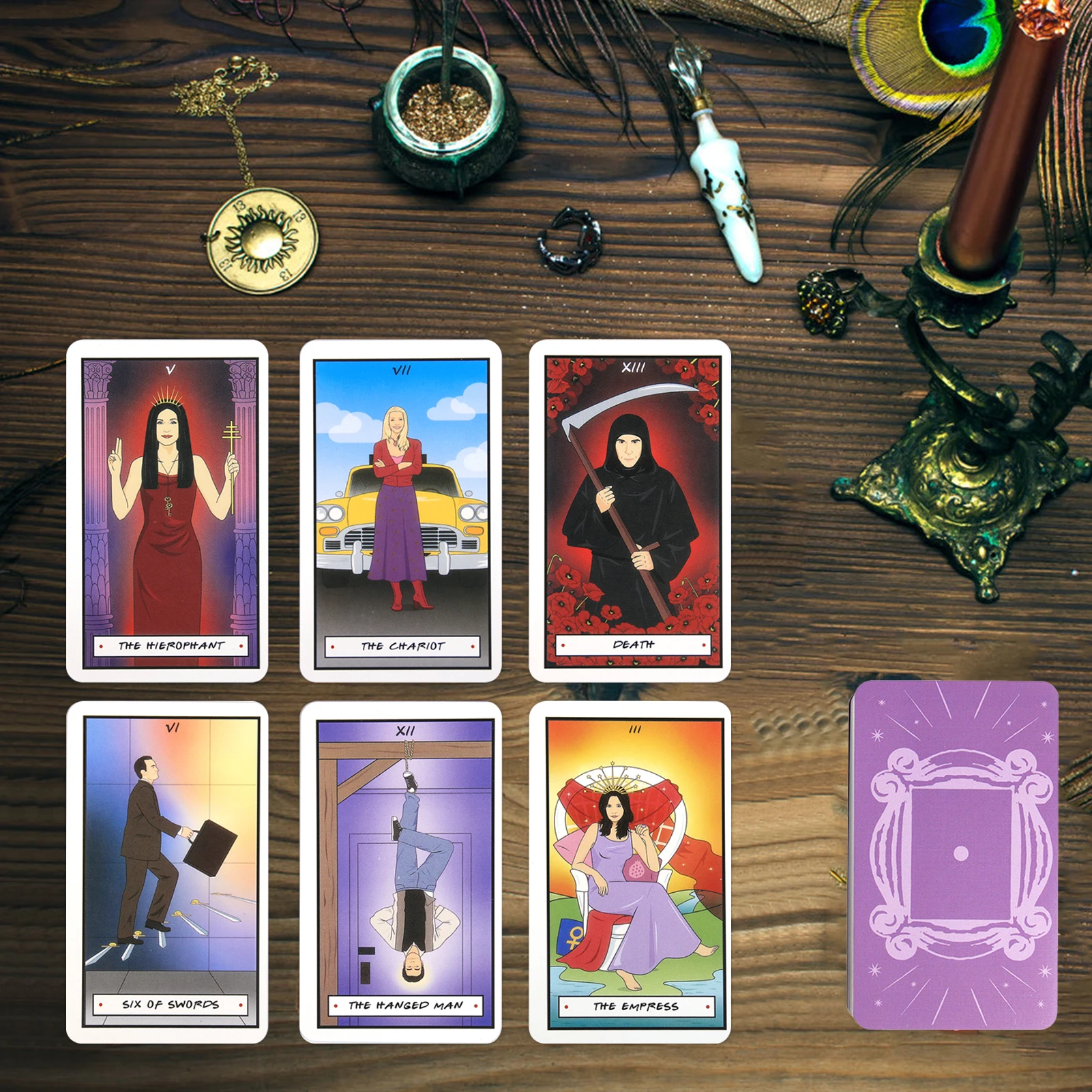 Friends Tarot Decks English Version Tarot Cards for Beginners Professionals Fortune Telling Game Card Deck Table Board Game
Friends Tarot Decks English Version Tarot Cards for Beginners Professionals Fortune Telling Game Card Deck Table Board Game