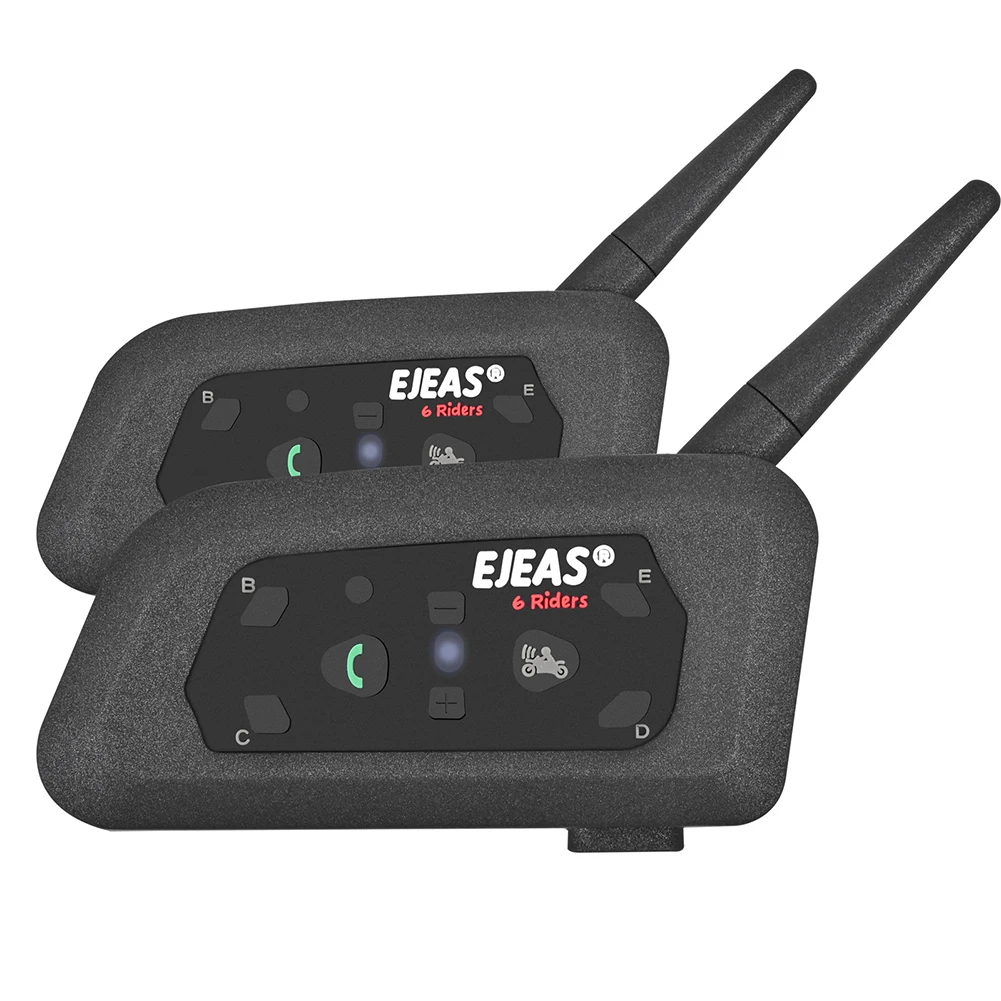 EJEAS V6 PRO Bluetooth Intercom Headset With 1200M BT Interphone Communicator Motorcycle Helmet Headset Cycling Accessories
EJEAS V6 PRO Bluetooth Intercom Headset With 1200M BT Interphone Communicator Motorcycle Helmet Headset Cycling Accessories
