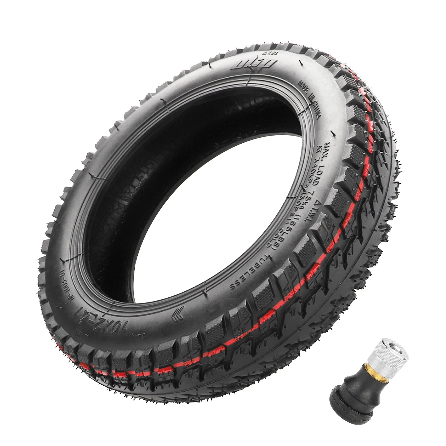 ULIP 10*2-6.1 Off Road Tubeless Tire for Xiaomi M365/Pro/Pro 2/1S/3 Scooters 10 Inch Scooter Tubeless Tyre Off-road Vacuum Tyre
ULIP 10*2-6.1 Off Road Tubeless Tire for Xiaomi M365/Pro/Pro 2/1S/3 Scooters 10 Inch Scooter Tubeless Tyre Off-road Vacuum Tyre