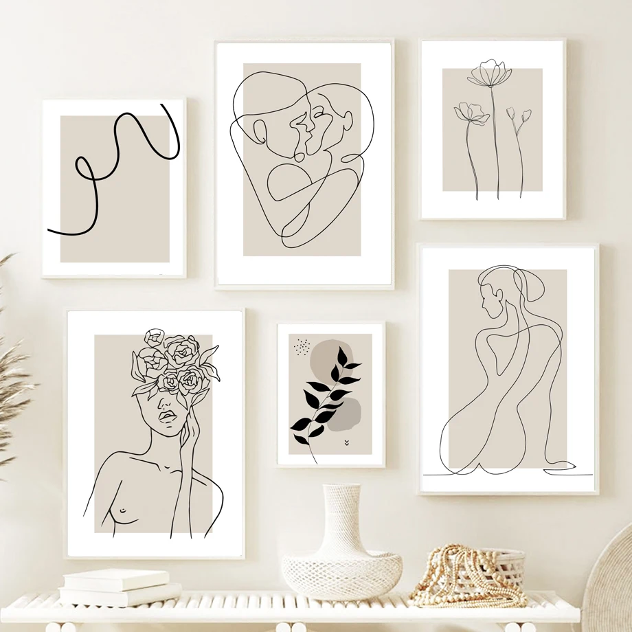 Линия Обнаженная девушка цветок лист абстрактный бежевый настенный художественный холст картина скандинавские плакаты и принты настенные картины для декора гостиной
Линия Обнаженная девушка цветок лист абстрактный бежевый настенный художественный холст картина скандинавские плакаты и принты настенные картины для декора гостиной