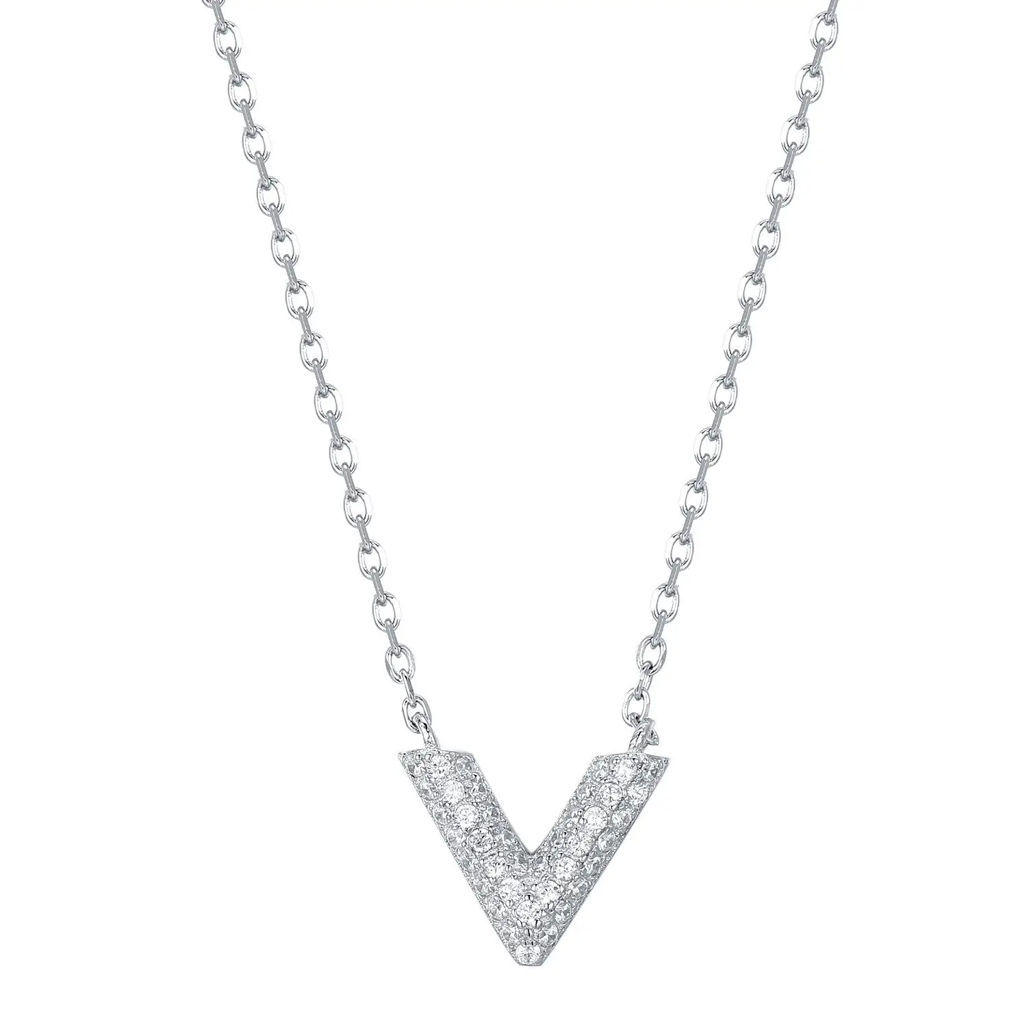2023 Fashion New Hot Selling Japanese and Korean 925S Silver Small V-shaped Full Diamond Pendant with Minimalist Necklace 
2023 Fashion New Hot Selling Japanese and Korean 925S Silver Small V-shaped Full Diamond Pendant with Minimalist Necklace