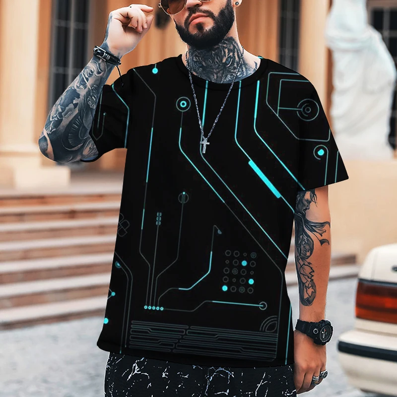 2022 Technology Apple Circuit Board Piano Keys 3D Printing Printing Men's Shirt Round Neck T-shirt Street Master Super Loose 5XL
2022 Technology Apple Circuit Board Piano Keys 3D Printing Printing Men's Shirt Round Neck T-shirt Street Master Super Loose 5XL
