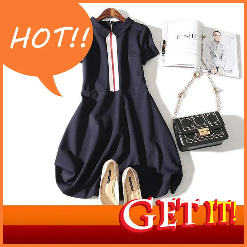 2023 For Women Summer Clothes Vestido Casual Dress A-line Solid Short Knee-length Empire Polo Summer Dress For Women
2023 For Women Summer Clothes Vestido Casual Dress A-line Solid Short Knee-length Empire Polo Summer Dress For Women