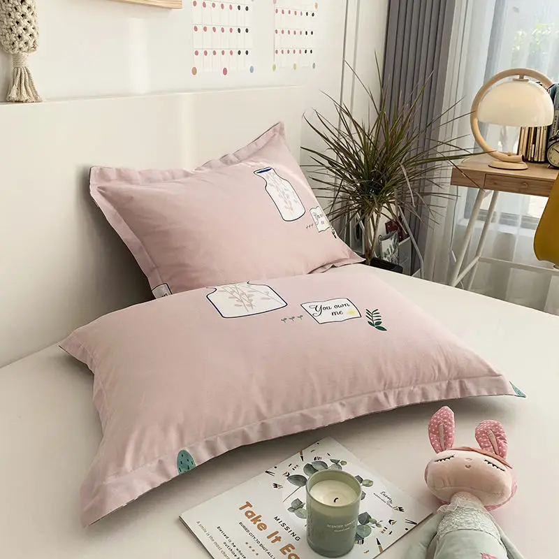 Ins Pastoral Style Children's Pillowcase 48x74cm Soft Skin-friendly Pure Cotton Student Pillowcase Home Double Pillowcase 1 Pair
Ins Pastoral Style Children's Pillowcase 48x74cm Soft Skin-friendly Pure Cotton Student Pillowcase Home Double Pillowcase 1 Pair