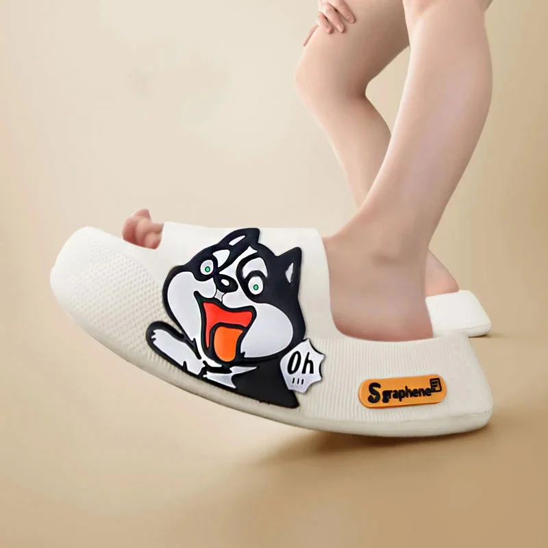 Comemore Cute Dog Thick Sole Soft Women Sandals Bathroom Beach Indoor Outdoor Men Slides 2023 New Summer Women's Home Slippers
Comemore Cute Dog Thick Sole Soft Women Sandals Bathroom Beach Indoor Outdoor Men Slides 2023 New Summer Women's Home Slippers