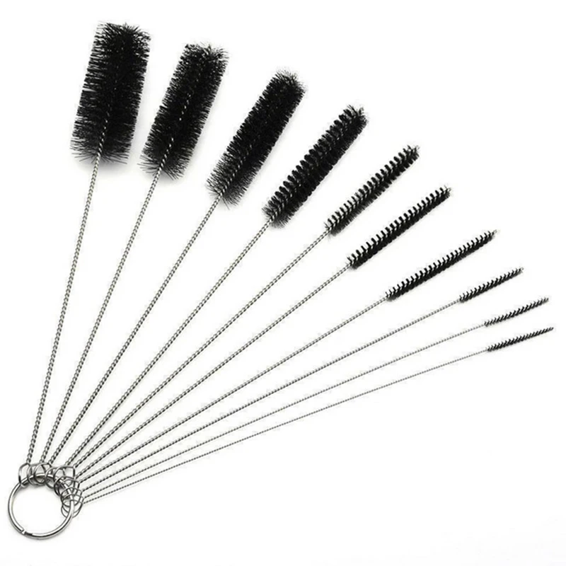 10pcs/Set Nylon Straw Brush Cleaner Bottle Tube Pipe Small Long Handle Stainless Steel Cleaning Brushes
10pcs/Set Nylon Straw Brush Cleaner Bottle Tube Pipe Small Long Handle Stainless Steel Cleaning Brushes