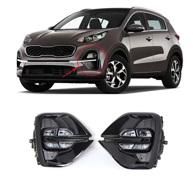 Car LED Headlights DRL Daytime Running Light Fog Lamp For Kia Sportage Kx5 Accessories 2019 2020 2021 2022
Car LED Headlights DRL Daytime Running Light Fog Lamp For Kia Sportage Kx5 Accessories 2019 2020 2021 2022