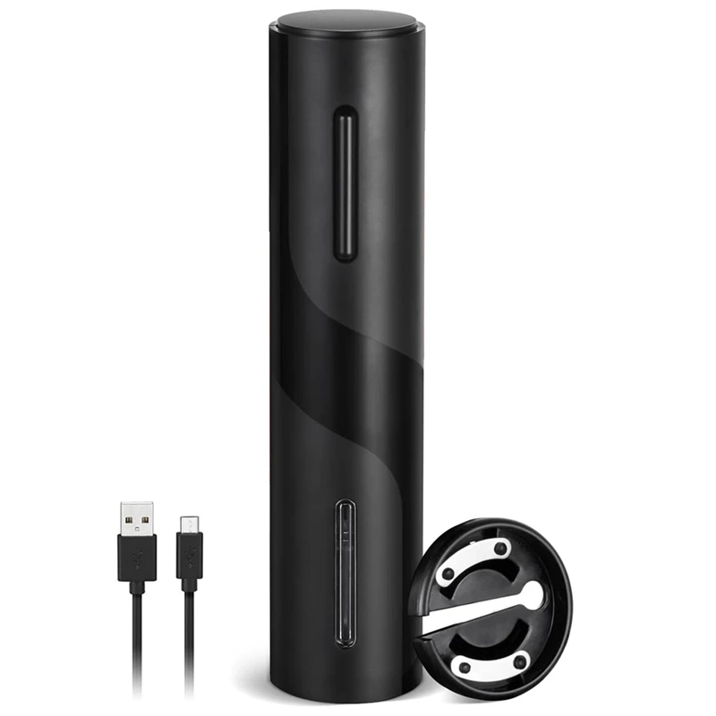 Rechargeable Electric Wine Bottle Opener One Click Corkscrew Automatic Remove Cordless With Foil Cutter
Rechargeable Electric Wine Bottle Opener One Click Corkscrew Automatic Remove Cordless With Foil Cutter