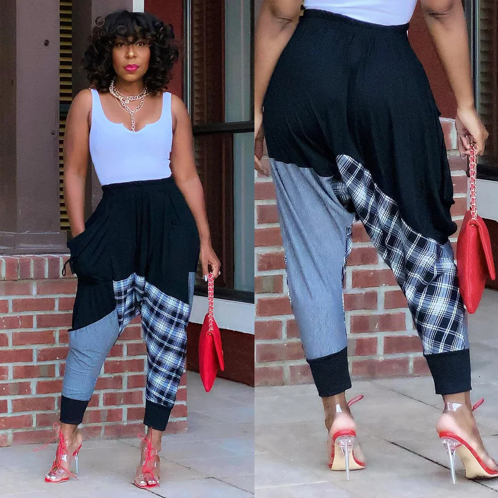 High Waist Loose Mesh Fabric Patchwork Loose Casual Pants Casual Fashion Printed Trousers
High Waist Loose Mesh Fabric Patchwork Loose Casual Pants Casual Fashion Printed Trousers