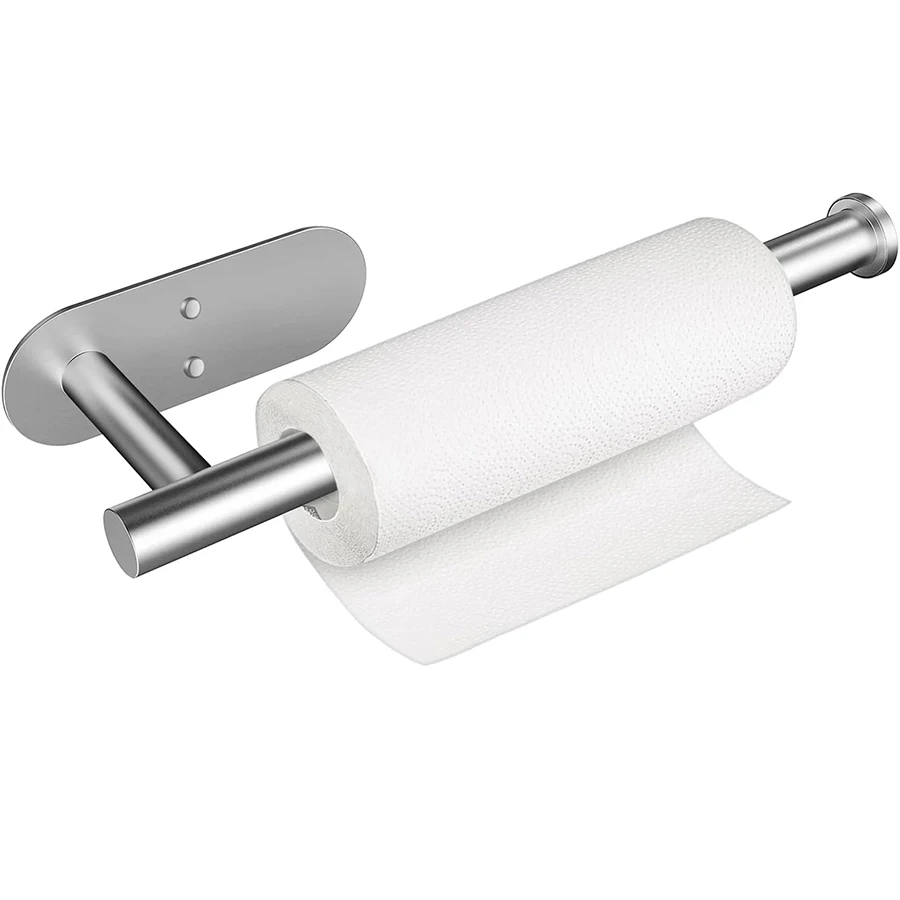 

Portarrollos De Papel De Baño Soporte De Papel Higiénico De Autoadhesivo Cepillado De Acero Inoxidable De Rollos Multifunción