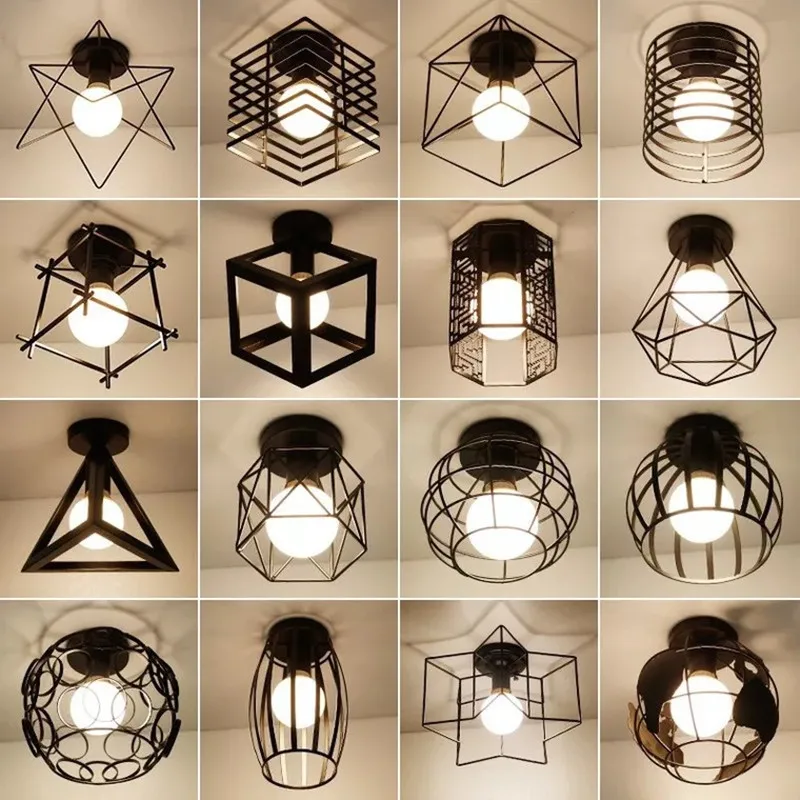 American country ceiling lamp Northern Europe iron art retro lamps corridor corridor porch creative simple lamps
American country ceiling lamp Northern Europe iron art retro lamps corridor corridor porch creative simple lamps