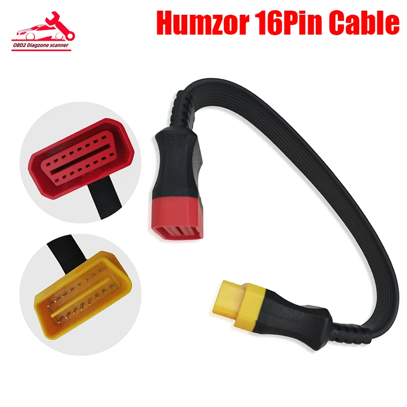 

HUMZOR Universal OBD Extension Cable 16Pin Male to Female Main OBD2 Extended Connector Automobiles OBDII Extend Diagnostic Cable