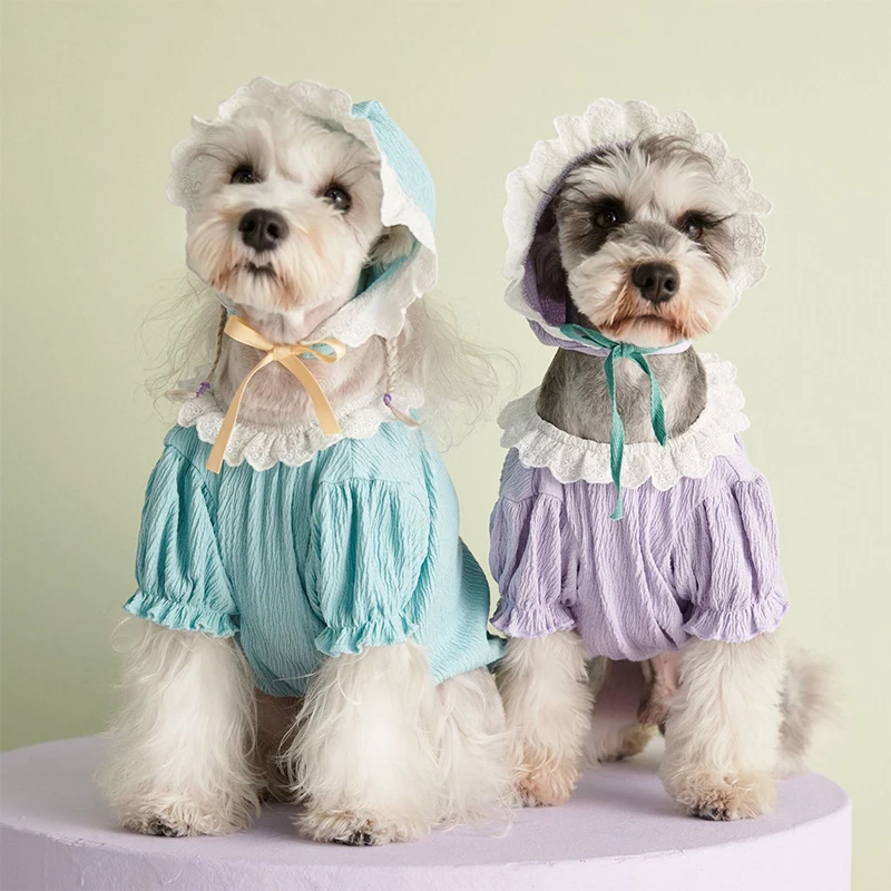 Pets Summer Thin Lace Coat Teddy Schnauzer Cat Puppy Dog Clothing Costumes Kitty Dress Shirt Suit Pajamas Comfortable Hat Vest
Pets Summer Thin Lace Coat Teddy Schnauzer Cat Puppy Dog Clothing Costumes Kitty Dress Shirt Suit Pajamas Comfortable Hat Vest
