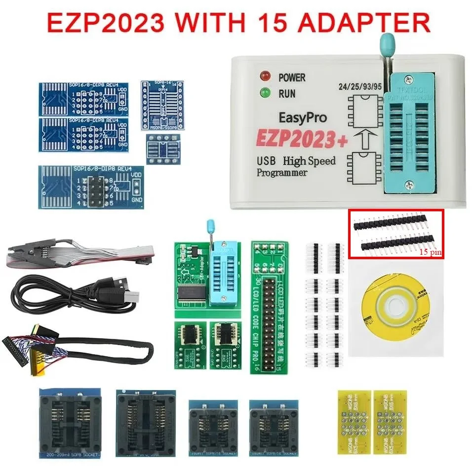 Высокоскоростной USB-программатор EZP2023, EZP 100%, поддержка 24 25 93 95 EEPROM 25, флеш-BIOS, лучше, чем EZP2019, 2023 оригинал 
Высокоскоростной USB-программатор EZP2023, EZP 100%, поддержка 24 25 93 95 EEPROM 25, флеш-BIOS, лучше, чем EZP2019, 2023 оригинал
