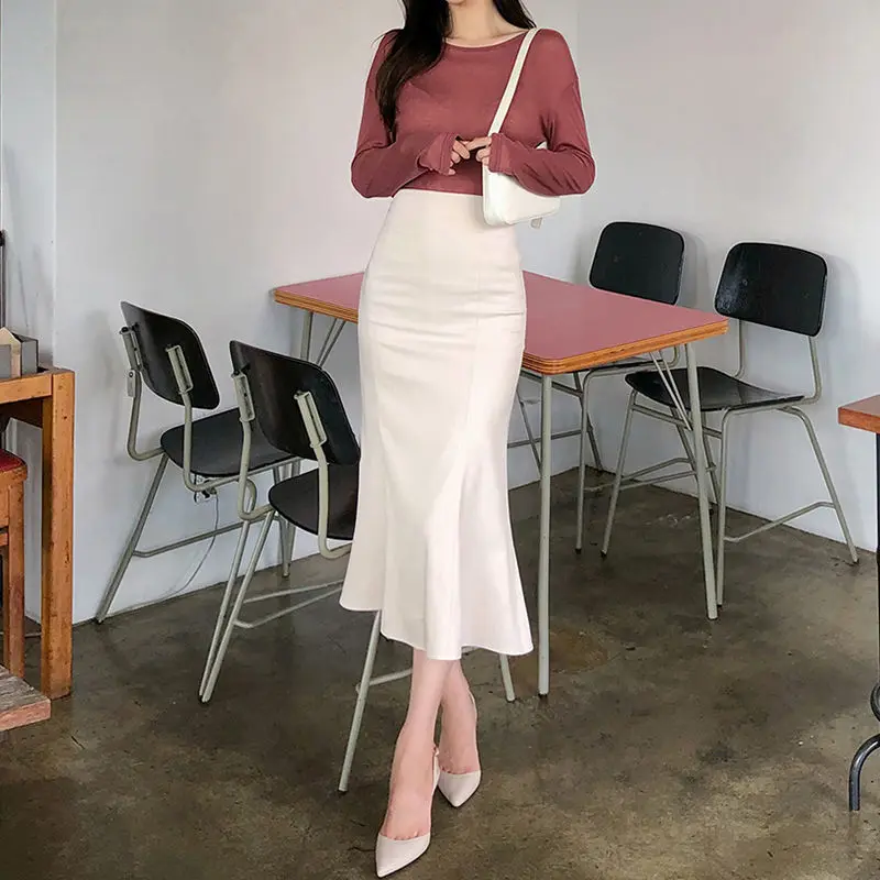 2022 Summer New Women's Fashion Stretch Slim Temperament Bag Hip Skirts Female Office Ladies Knee-Length Casual Solid Skirts E07
2022 Summer New Women's Fashion Stretch Slim Temperament Bag Hip Skirts Female Office Ladies Knee-Length Casual Solid Skirts E07