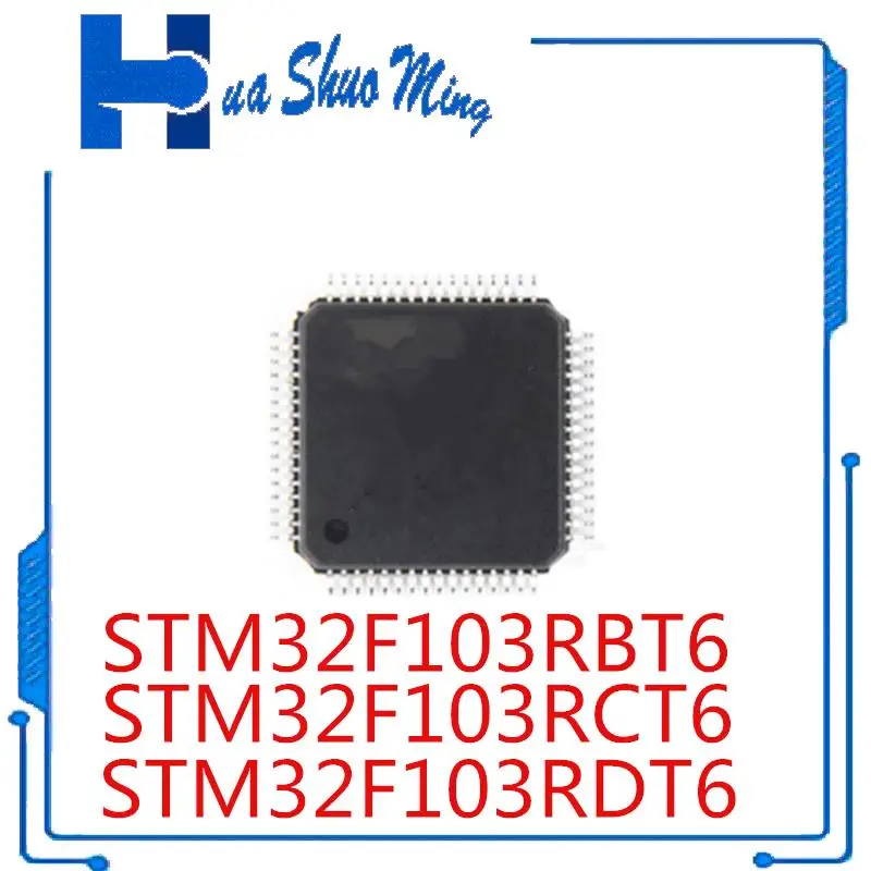 2Pcs/Lot STM32F103RBT6 STM32F103RCT6 STM32F103RDT6 LQFP64
2Pcs/Lot STM32F103RBT6 STM32F103RCT6 STM32F103RDT6 LQFP64