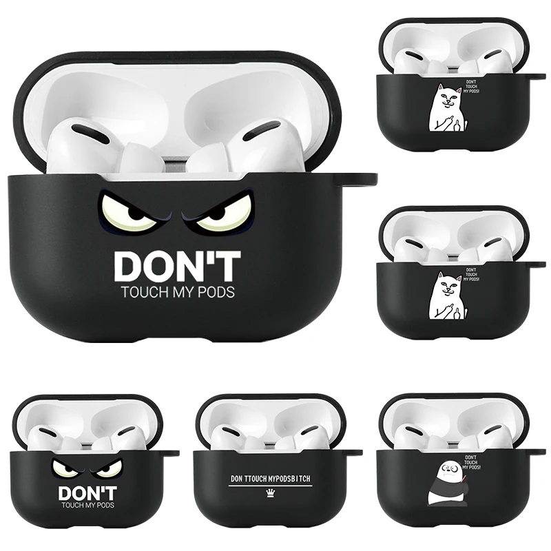 Case For Apple Airpods Pro Cases Slogan Simple Text Dont Touch Airpods 3 2 Silicon Black Earphone Cover For Air pod Pro Capa Bag
Case For Apple Airpods Pro Cases Slogan Simple Text Dont Touch Airpods 3 2 Silicon Black Earphone Cover For Air pod Pro Capa Bag
