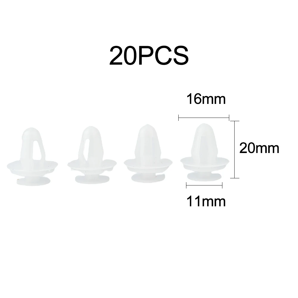 20 Pcs Plastic Car Door Trim Panel Bumper Retainer Clips Rivet Fasteners 9mm Plastic Door Trim Bumper Fixing Clip
20 Pcs Plastic Car Door Trim Panel Bumper Retainer Clips Rivet Fasteners 9mm Plastic Door Trim Bumper Fixing Clip