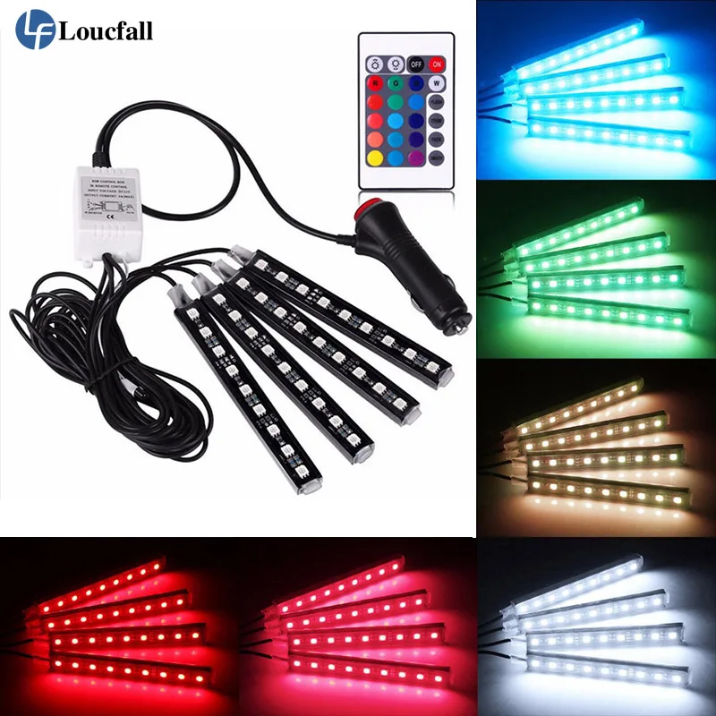 Colorful Atmosphere Light RGB Ambient Light Car Decorative Atmosphere Lamps Auto Interior Light With 12V Remote Control
Colorful Atmosphere Light RGB Ambient Light Car Decorative Atmosphere Lamps Auto Interior Light With 12V Remote Control