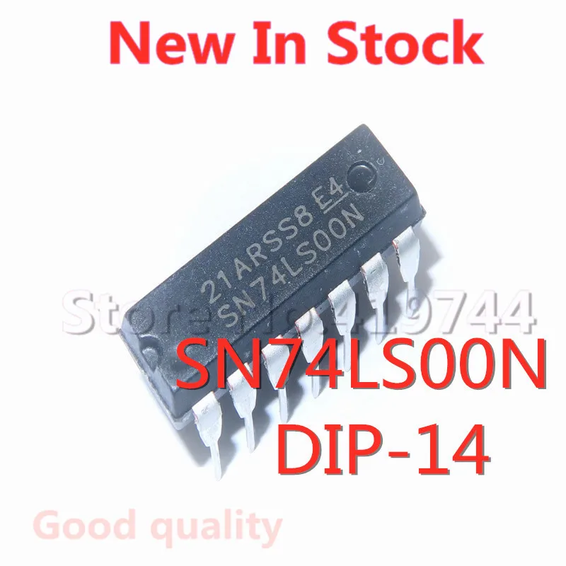 5 шт./лот 74LS00 SN74LS00N HD74LS00P DIP-14, 2 входа, четыре затвора, новая Оригинальная интегральная схема
5 шт./лот 74LS00 SN74LS00N HD74LS00P DIP-14, 2 входа, четыре затвора, новая Оригинальная интегральная схема