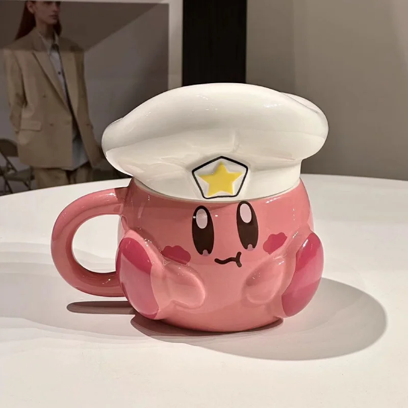 Милая керамическая чашка Kirby, милая мультяшная чашка для молока, чая, воды, кружка для завтрака с овсянкой, Офисная Бытовая чашка для кофе, детские подарки
Милая керамическая чашка Kirby, милая мультяшная чашка для молока, чая, воды, кружка для завтрака с овсянкой, Офисная Бытовая чашка для кофе, детские подарки