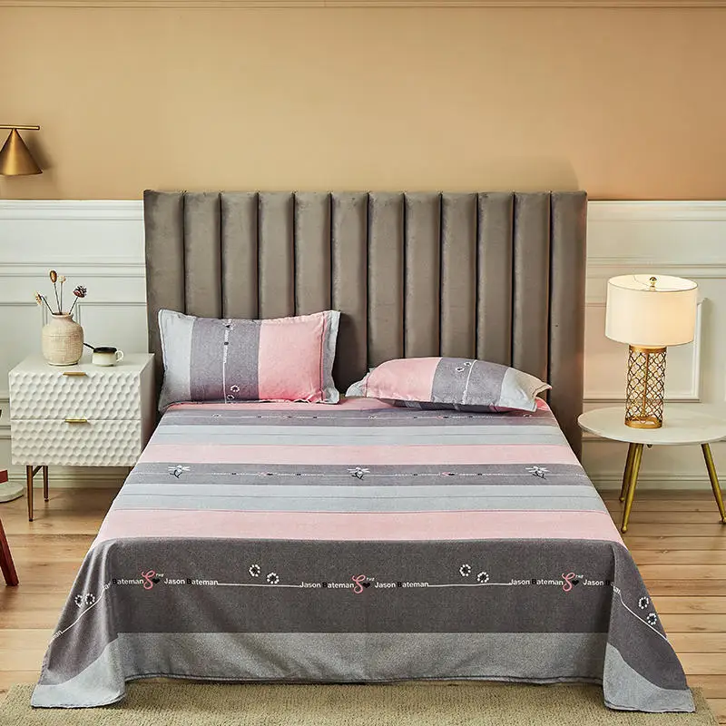 Summer/Autumn Bed Set Casual Stripe Bed Sheet Flower Flat Sheets For King Size Double Bed Cartoon Fashion Bedding 100%Cotton
Summer/Autumn Bed Set Casual Stripe Bed Sheet Flower Flat Sheets For King Size Double Bed Cartoon Fashion Bedding 100%Cotton