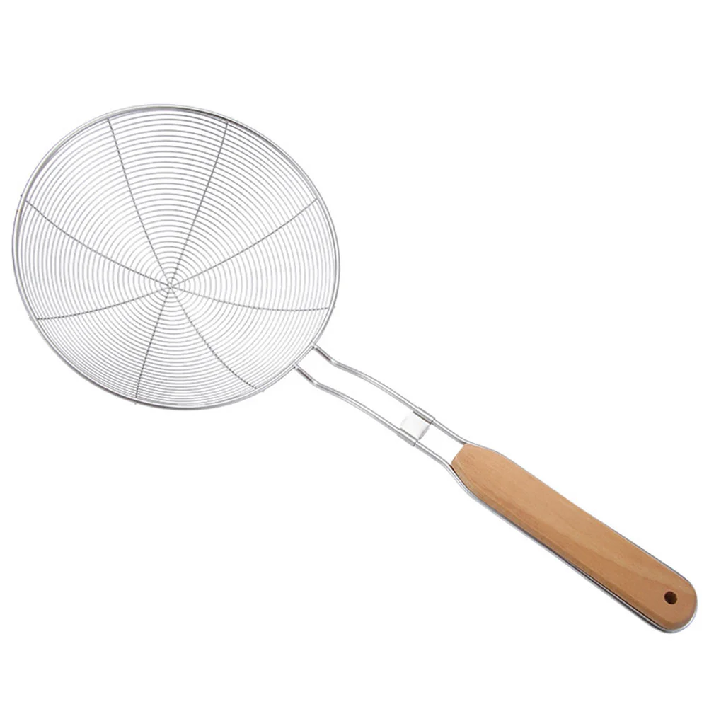 Frying Spoon Stainless Steel Drain Tea Filters Kitchen Skimmer Ladle Wood Fried Food Strainers Accessories
Frying Spoon Stainless Steel Drain Tea Filters Kitchen Skimmer Ladle Wood Fried Food Strainers Accessories