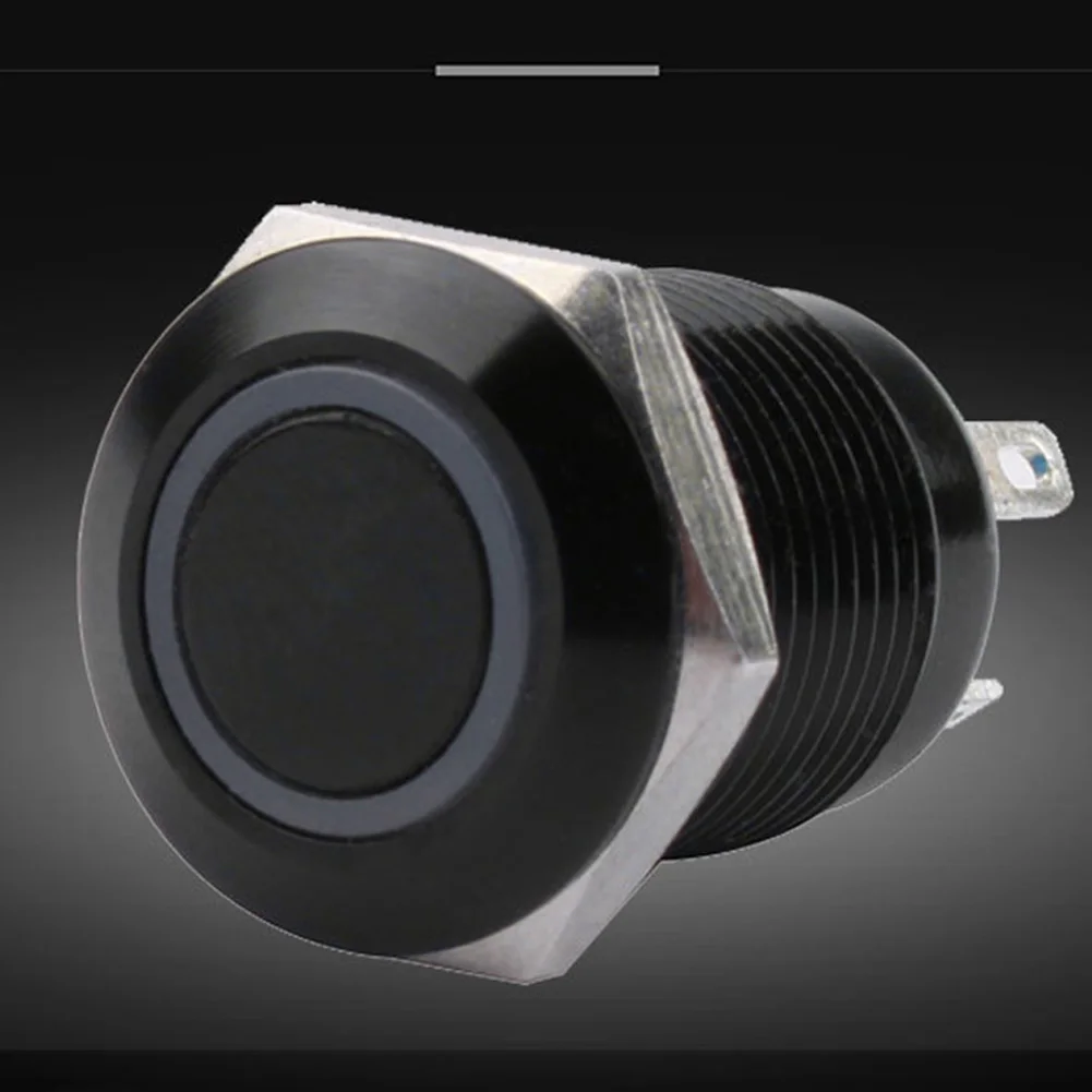 12mm Metal Button Switch Black Reset Small With Light Waterproof Button Switch LED Light Momentary Latching Car Engine Power
12mm Metal Button Switch Black Reset Small With Light Waterproof Button Switch LED Light Momentary Latching Car Engine Power