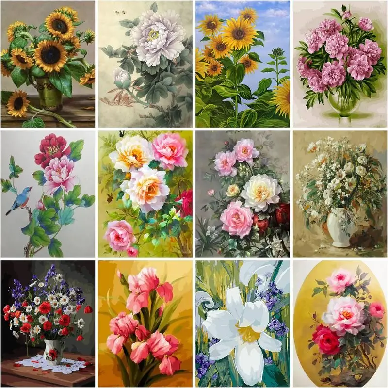 GATYZTORY 40x50cm Pictures By Number Flower Drawing On Canvas For Adults Kids Painting By Numbers Handpainted Home Decor Art
GATYZTORY 40x50cm Pictures By Number Flower Drawing On Canvas For Adults Kids Painting By Numbers Handpainted Home Decor Art