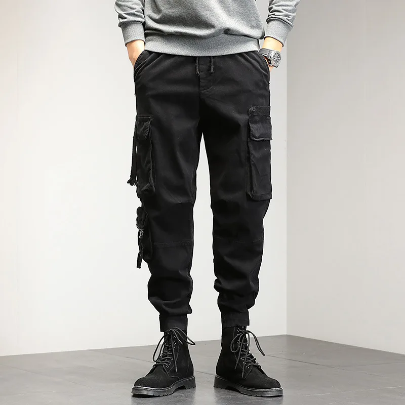 2022 Four Seasons Men‘s Loose Multi-pocket Stretch Overalls Fashion Wide Leg Durable Color Sports Pants Комбинезон
2022 Four Seasons Men‘s Loose Multi-pocket Stretch Overalls Fashion Wide Leg Durable Color Sports Pants Комбинезон