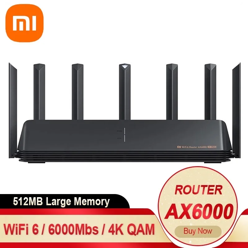 XIAOMI 2022 Xiaomi AX6000 AIoT маршрутизатор 512 Мб/с WiFi6 VPN Мб Процессор Qualcomm сетчатый ретранслятор внешний сигнальный сетевой усилитель Mi
XIAOMI 2022 Xiaomi AX6000 AIoT маршрутизатор 512 Мб/с WiFi6 VPN Мб Процессор Qualcomm сетчатый ретранслятор внешний сигнальный сетевой усилитель Mi