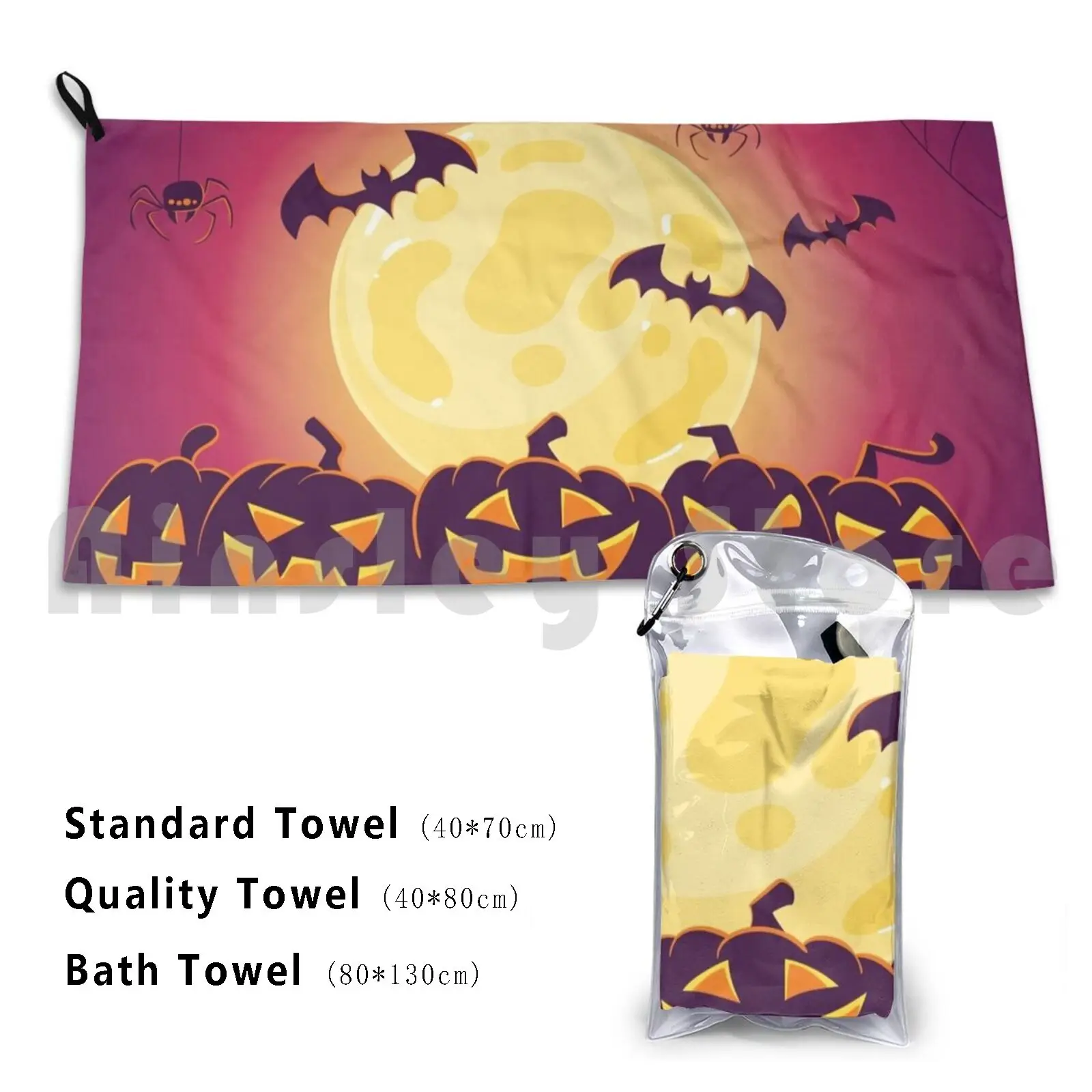 Pumpkins Bats And Spiders-Happy Halloween Custom Towel Bath Towel Pumpkins Bats And Spiders Happy
Pumpkins Bats And Spiders-Happy Halloween Custom Towel Bath Towel Pumpkins Bats And Spiders Happy