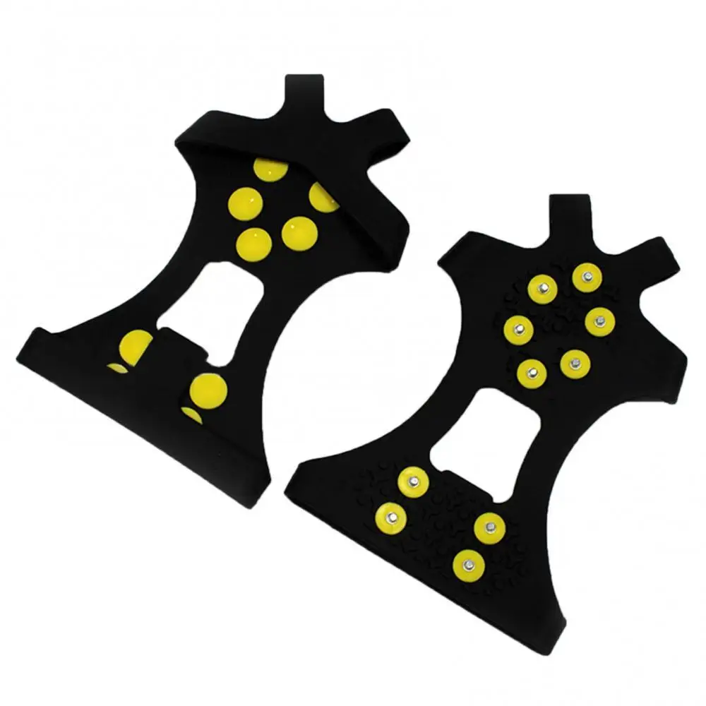 Climbing Anti-Slip Cover 1 Pair Anti-Skid 10 Studs Ice Gripper Snow Spikes Winter Shoes Covers Spikes Grip Cleats Over Shoes Cov
Climbing Anti-Slip Cover 1 Pair Anti-Skid 10 Studs Ice Gripper Snow Spikes Winter Shoes Covers Spikes Grip Cleats Over Shoes Cov
